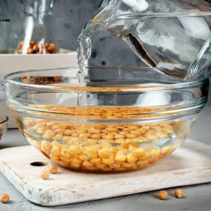 Soaking beans before cooking