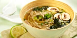 Soba soup