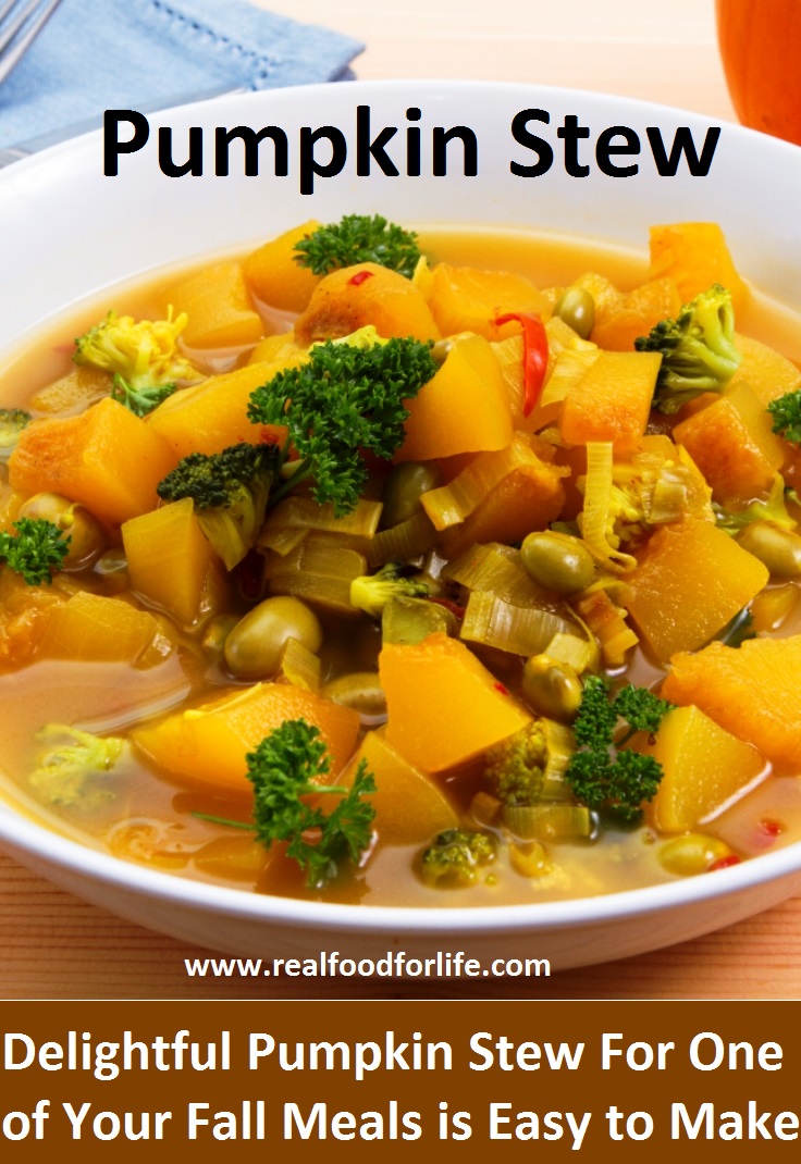Delightful Pumpkin Stew For One of Your Fall Meals - Vegan Recipe